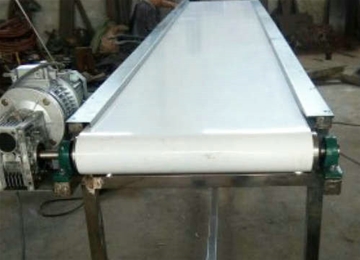 白色皮帶輸送機(jī) 材質(zhì)PU，耐高溫，耐腐蝕酸堿